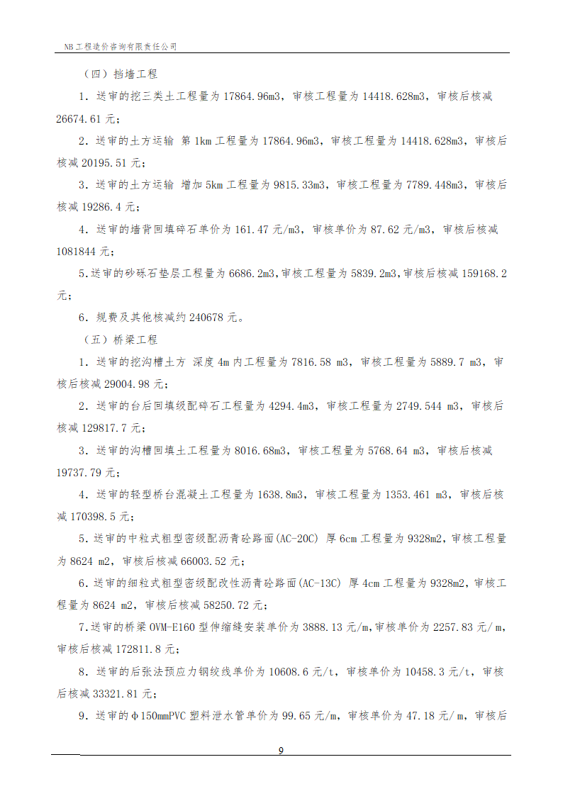 市政道路工程结算审核报告.doc第10页