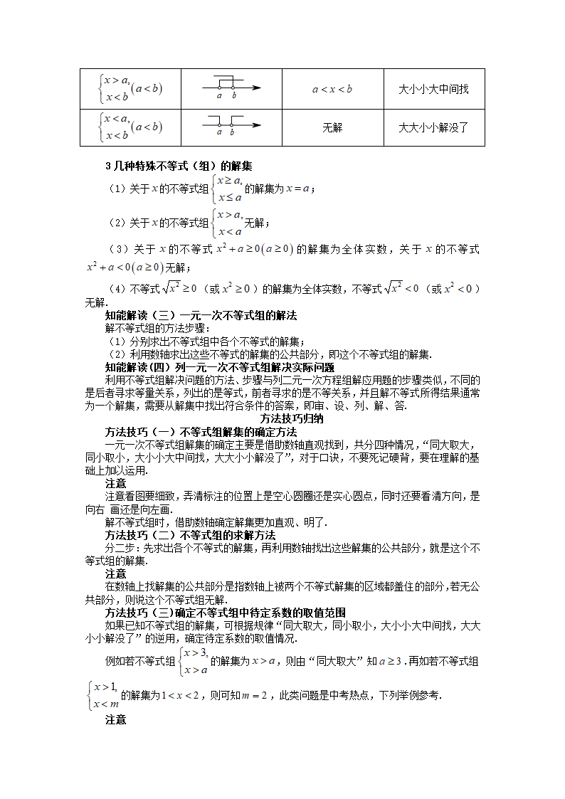 太原市数学中考第八章不等式与不等式组知识点聚焦.doc第6页