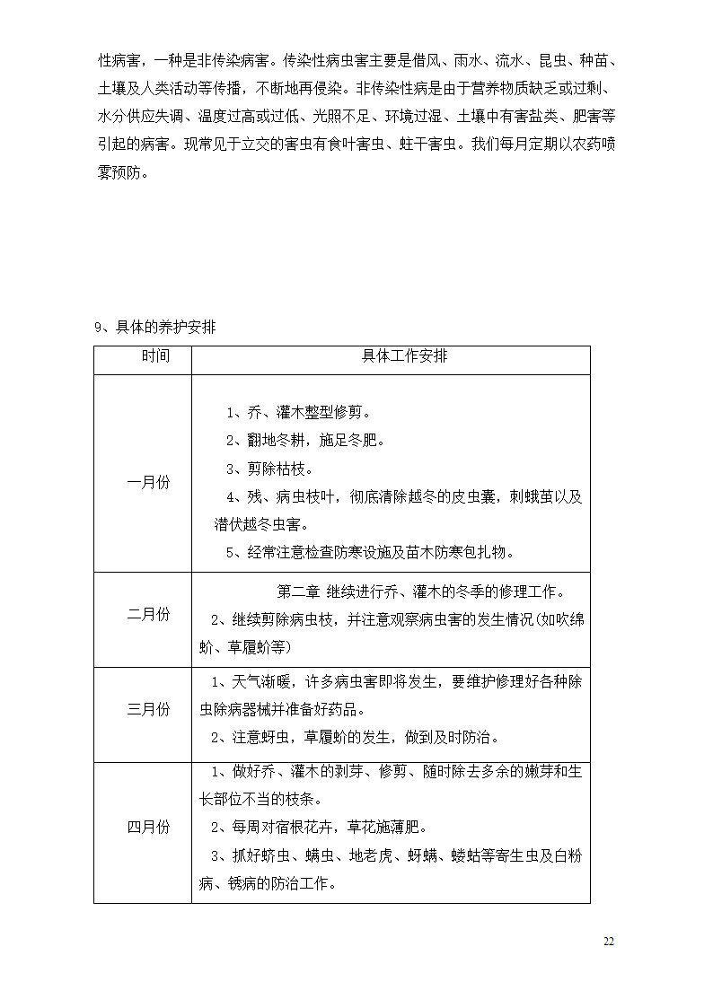 隔离带景观工程施工组织设计方案.doc第22页