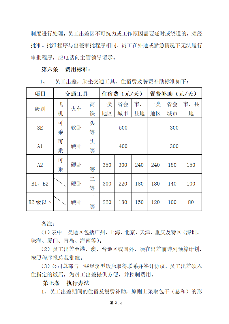 出差管理办法.docx第2页