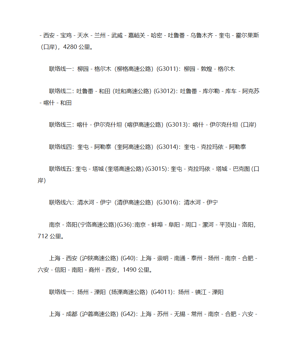 中国国家高速公路网第14页