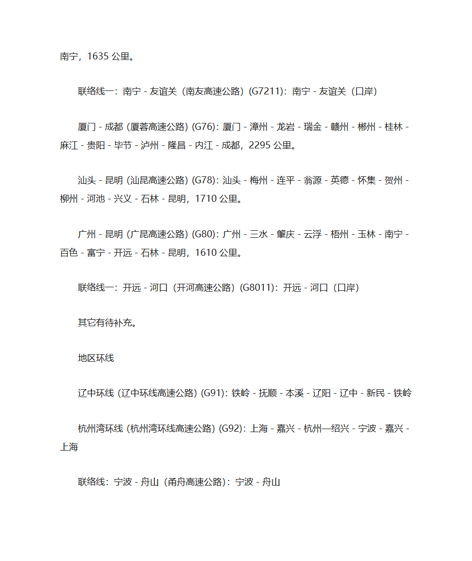 中国国家高速公路网第16页