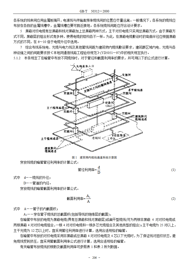 建筑与建筑群综合布线系统工程验收规范GBT503122000.doc第14页