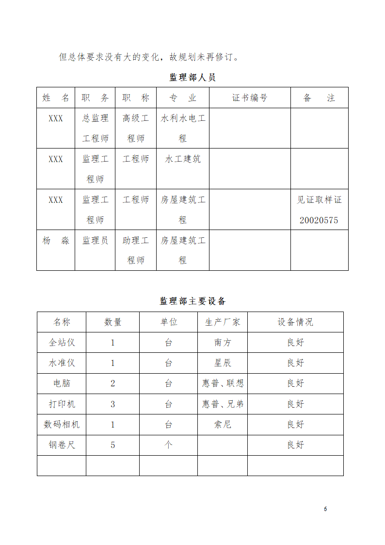 某水库除险加固工程详细建设监理工作报告.doc第6页