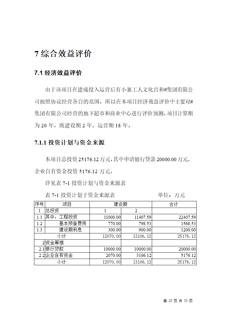 某市小寨工人文化宫整体改造项目可行性研究报告.doc第23页