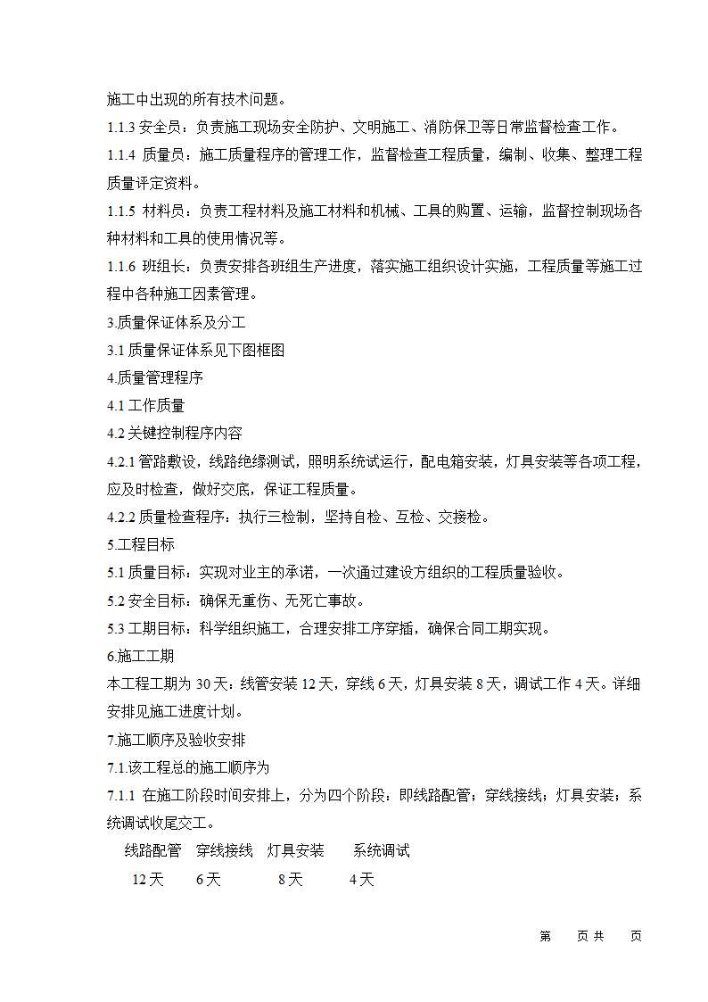 某市城市夜景亮化工程 （流芳园、市政应急中心办公楼） 施工组织设计.doc第14页