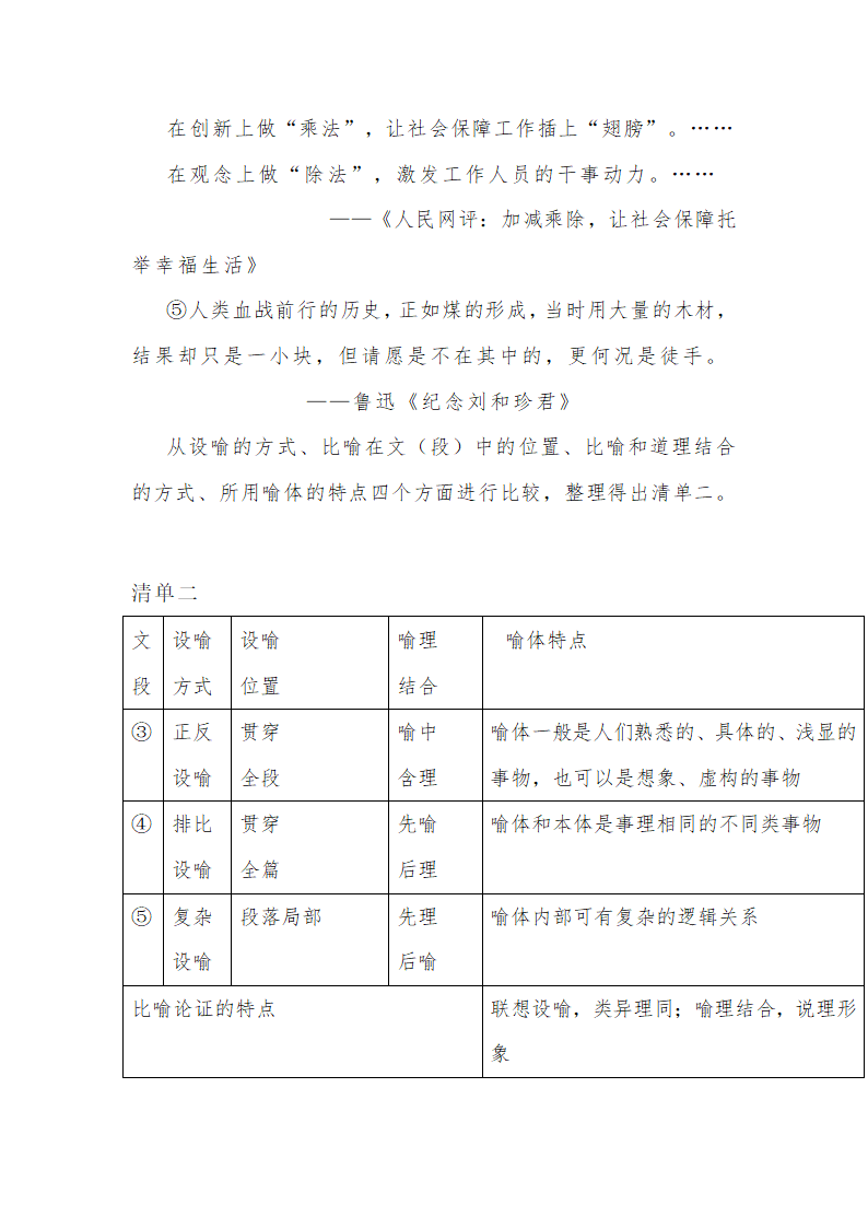 2022届高考作文写作课：喻而证之，形象说理  教学设计.doc第5页