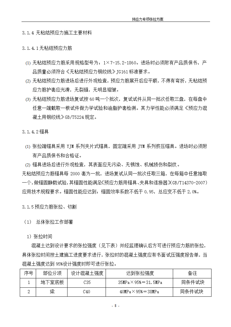 [河北]办公数工程预应力张拉施工方案.doc第9页