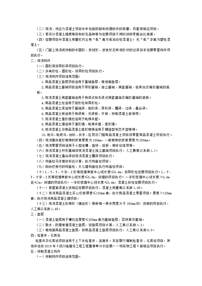 四川省2015年建设工程量清单计价定额.doc第22页