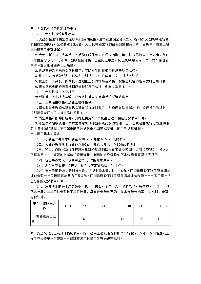 四川省2015年建设工程量清单计价定额.doc第50页