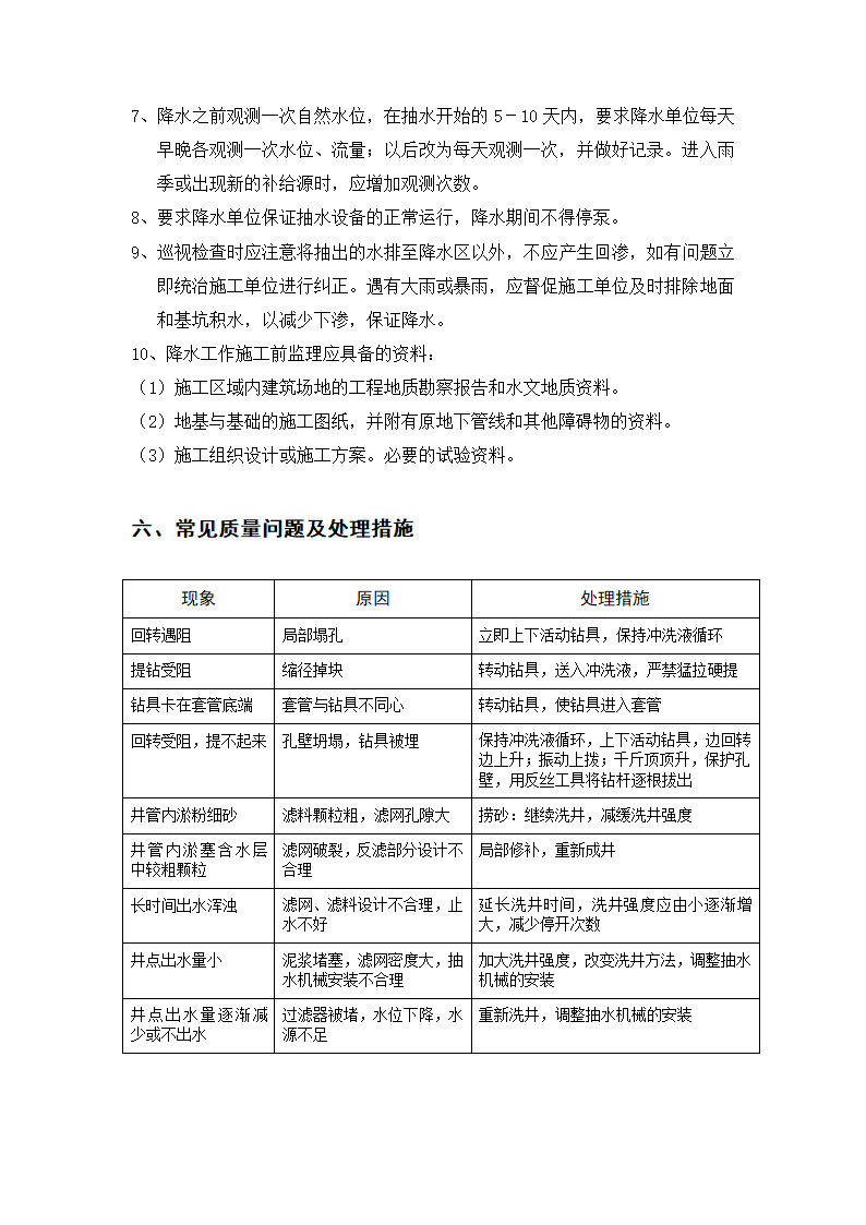 新江湾佳苑二三期工程井点降水监理实施细则.doc第6页