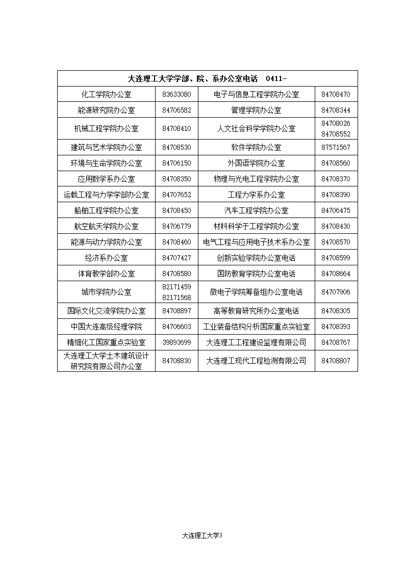 大连理工大学第3页