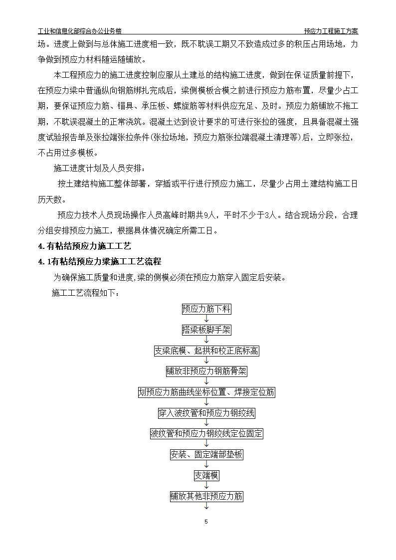 综合办公业务楼工程预应力施工方案有粘结预应力技术.doc第6页