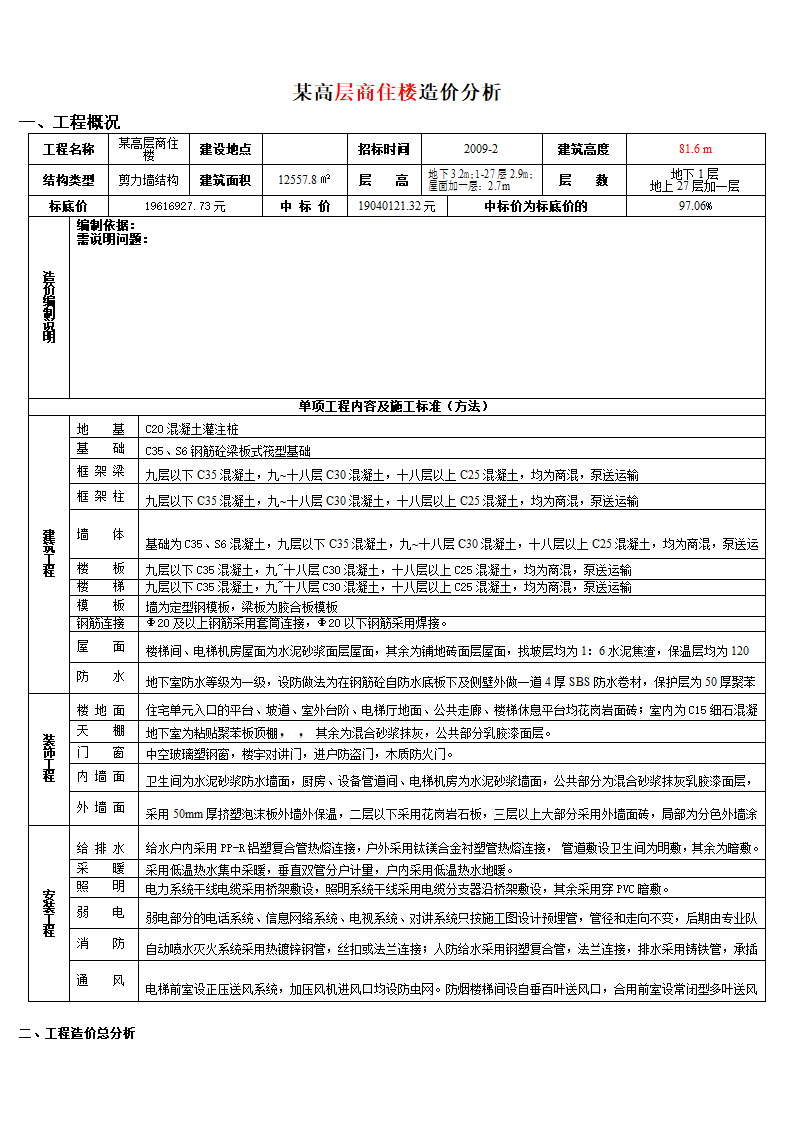 工程造价指标.doc第1页