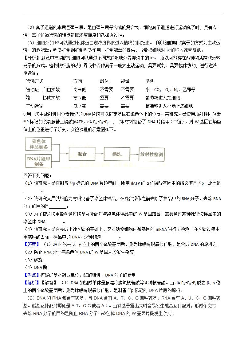 2021年高考理综生物真题试卷（全国甲卷）.docx第6页