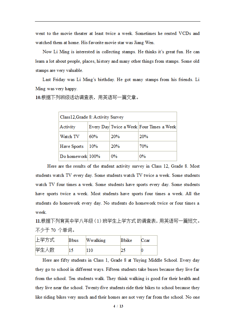 八年级英语上册作文复习资料.doc第4页