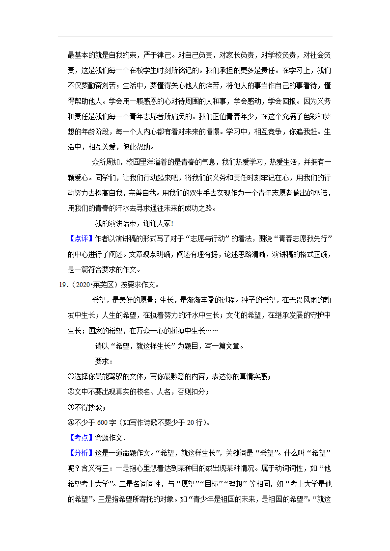 五年山东中考语文真题分类汇编之作文（含答案解析）.doc第39页