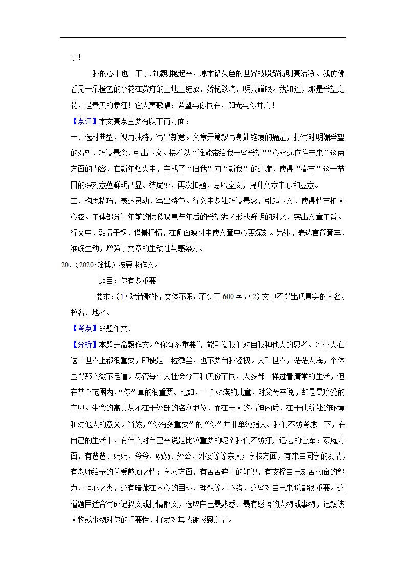 五年山东中考语文真题分类汇编之作文（含答案解析）.doc第41页