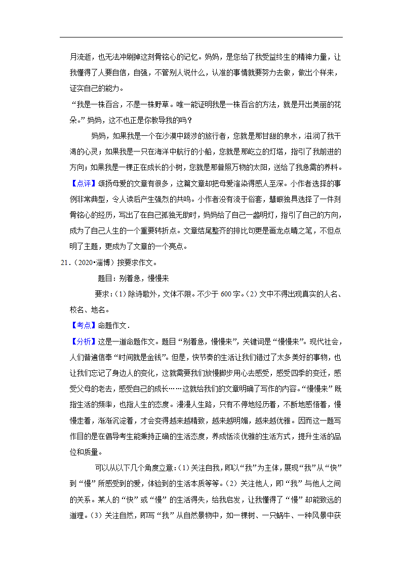 五年山东中考语文真题分类汇编之作文（含答案解析）.doc第43页