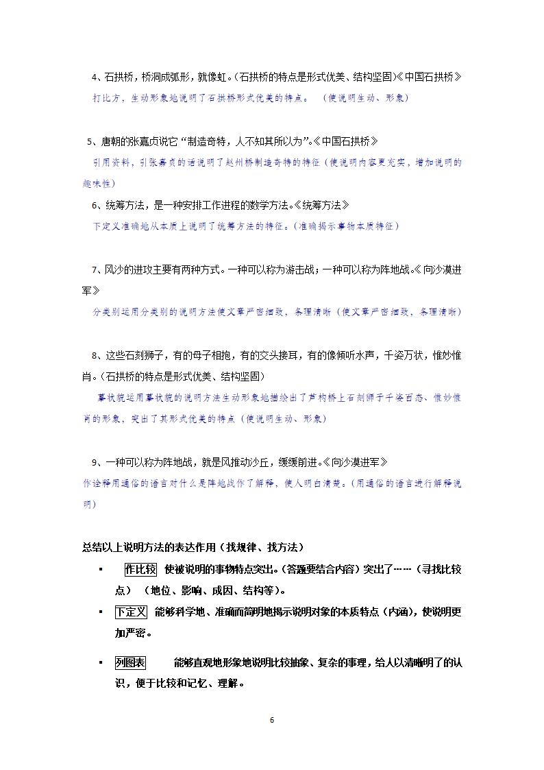 2021中考热点专题说明文之说明方法（知识点详解+练习）.doc第6页