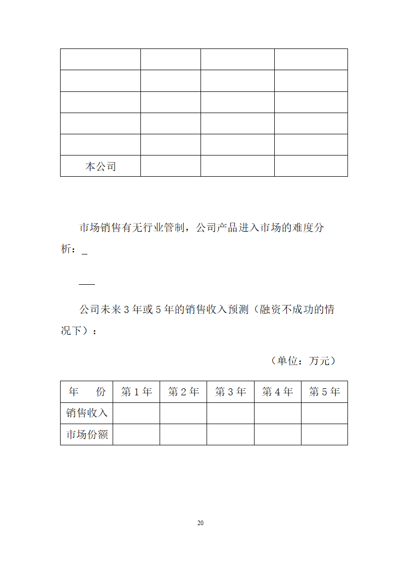 创业商业融资计划书模板.doc第21页