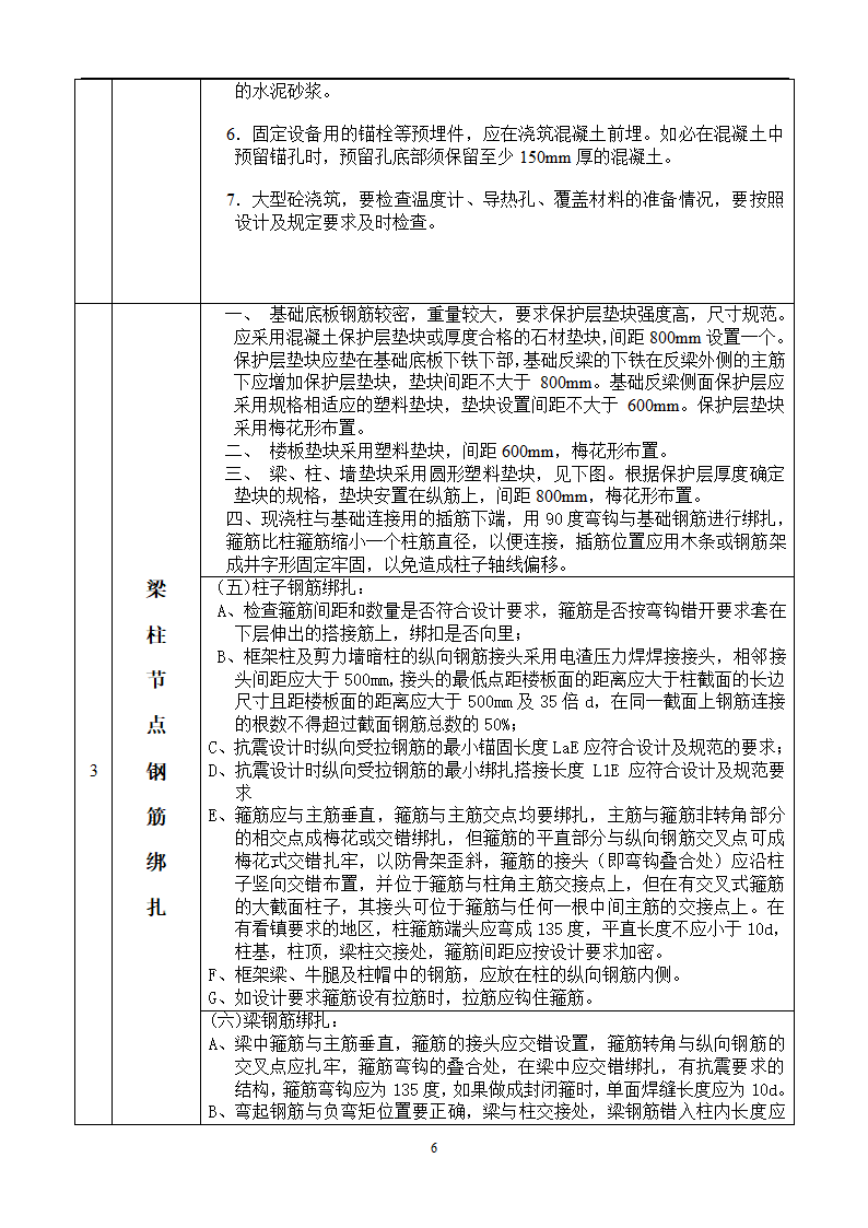 某生物技术有限公司办公研发楼工程旁站监理细则.doc第6页