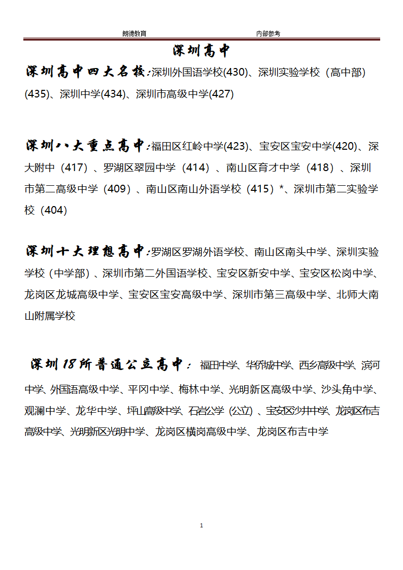 2017深圳中考分析第1页