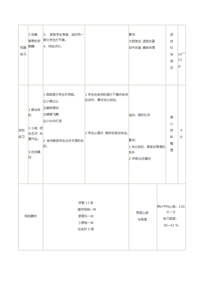 二年级体育教案-跳皮筋教学设计 全国通用.doc第5页