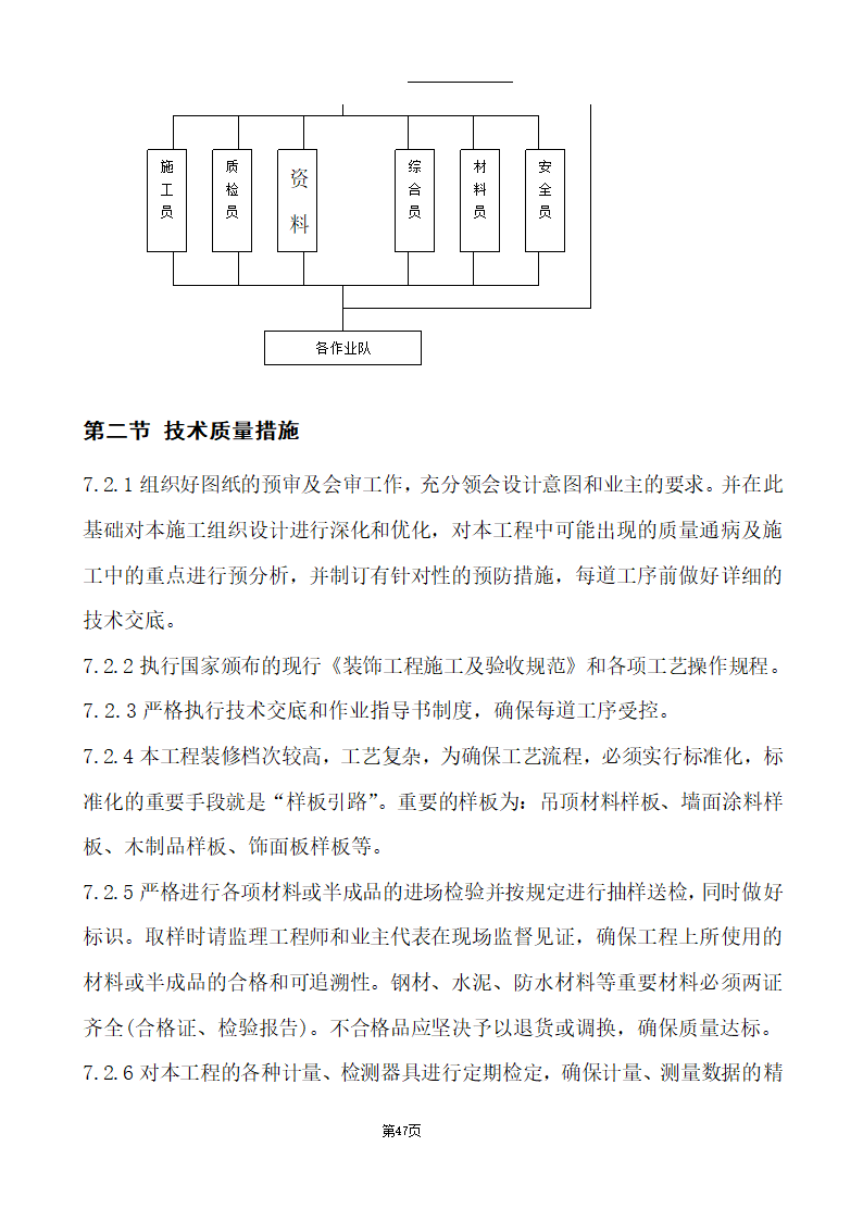 办公楼综合性装饰装修工程施工组织设计.doc第47页