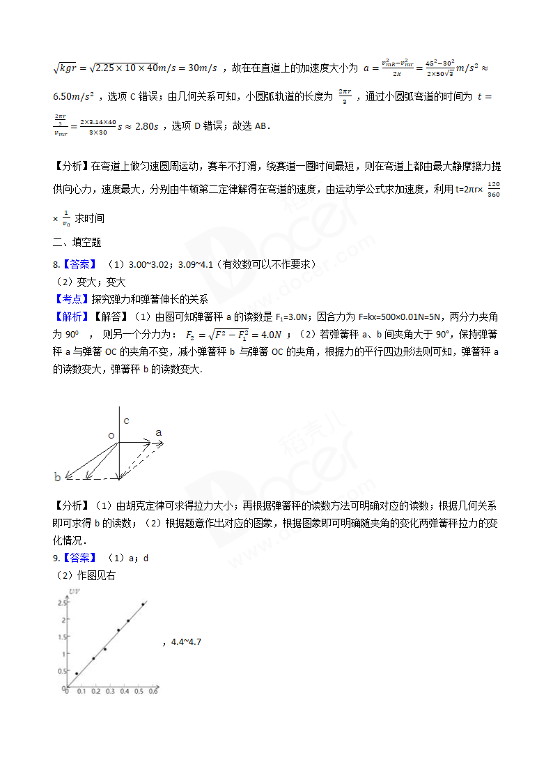 2016年高考理综真题试卷（物理部分）（浙江卷）.docx第9页