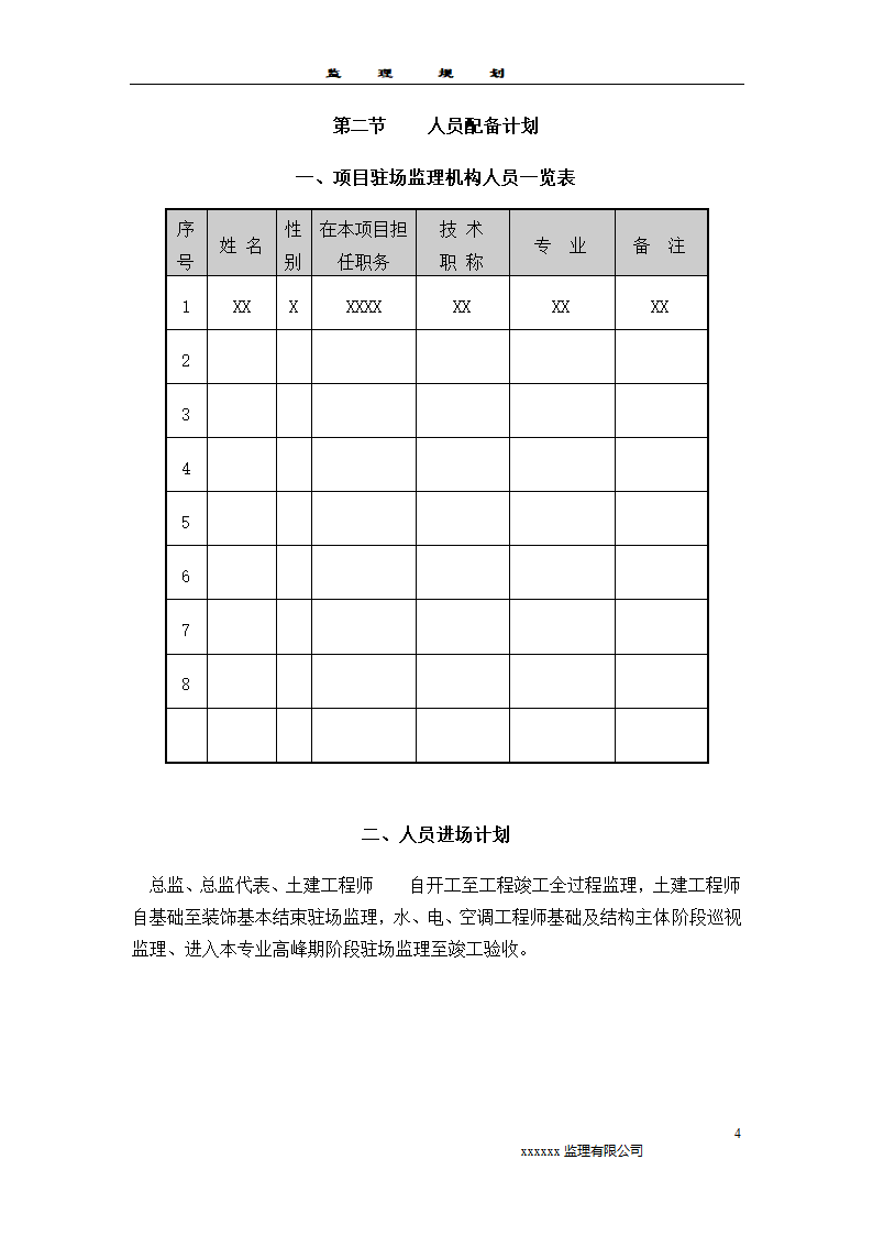 2011监理规划模板样本监理工作范围.doc第4页