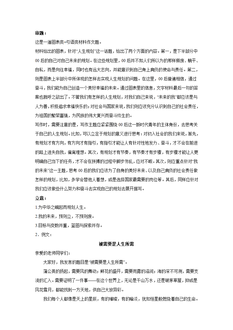 2024届高考语文复习：材料作文专练图表类材料（含解析）.doc第5页