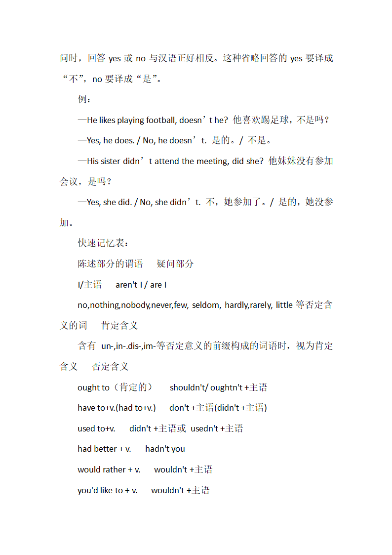 2024年初中英语语法学习知识点归纳之反义疑问句.doc第8页