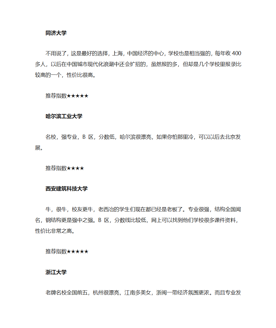 土木工程专业考研学校选择经验与指南第4页