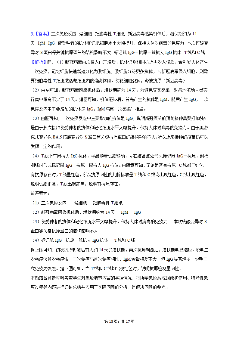 2023年山西省朔州市怀仁重点中学高考生物三模试卷-普通用卷（有解析）.doc第15页