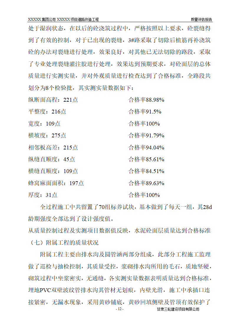 市政道路改造工程评估报告.doc第12页