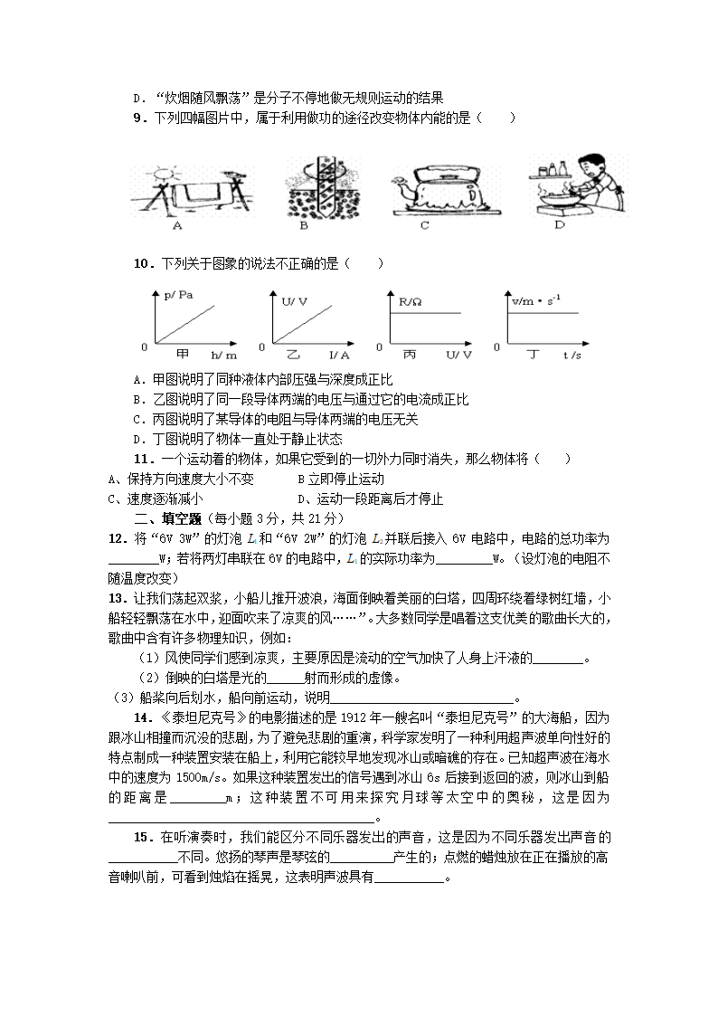 初三中考物理总复习（三）.doc第2页