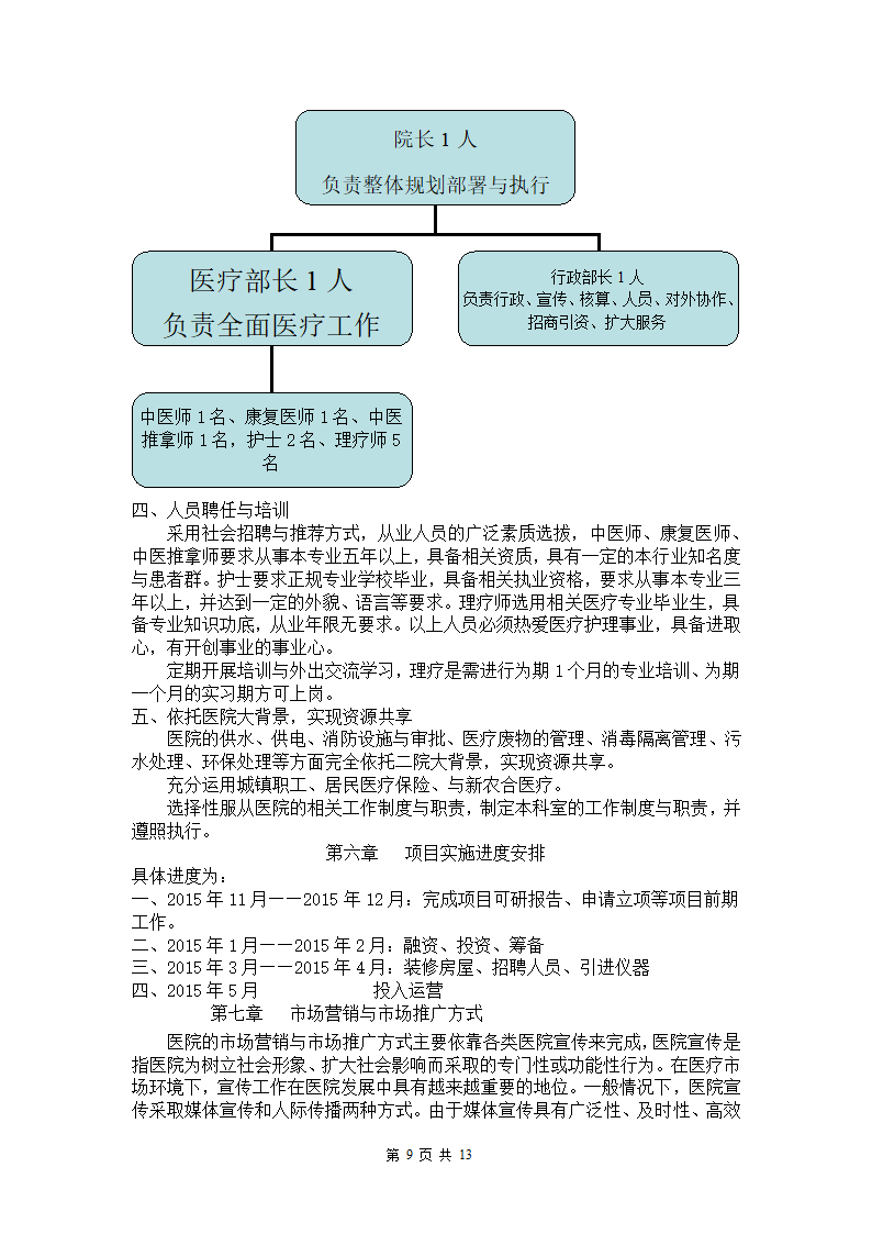 康复医院企划案.docx第9页