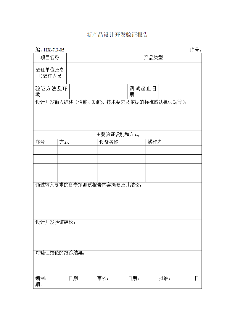 新产品设计开发验证报告.docx第1页