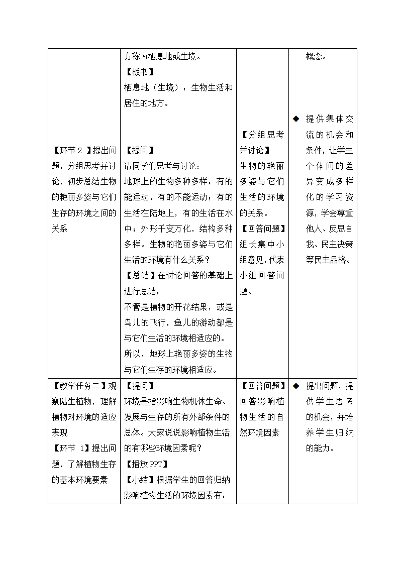 艳丽多姿的生物 教案.doc第5页