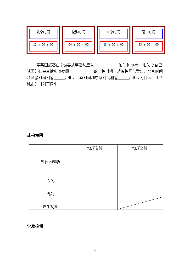 地理新人教版7年级地球的运动.doc第2页