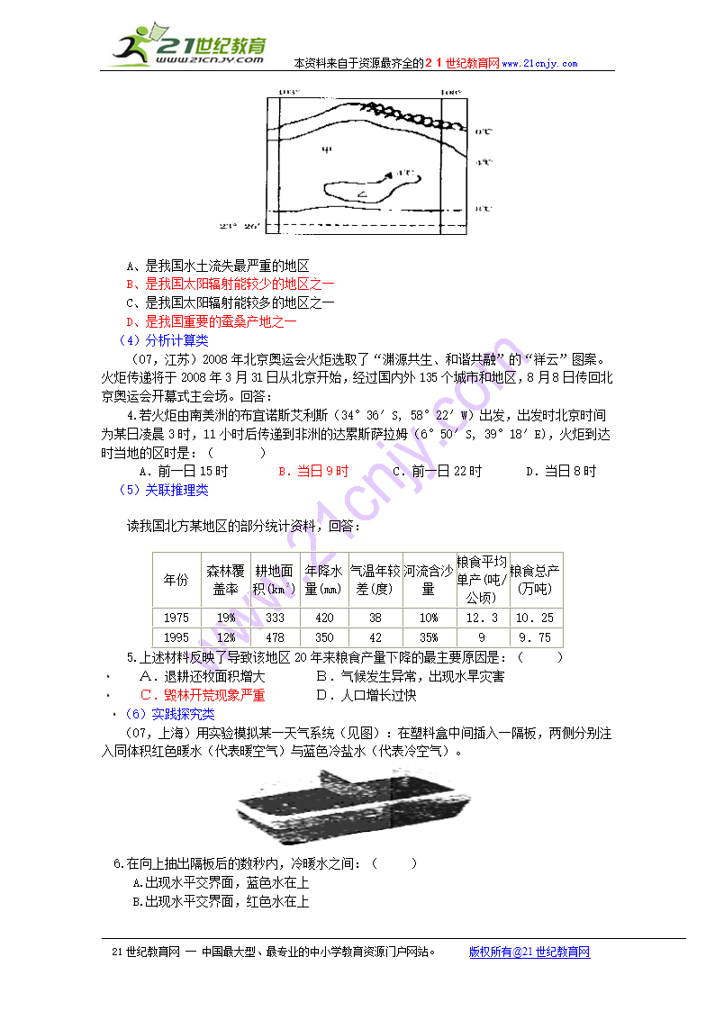 高考地理选择题专题突破.doc第2页