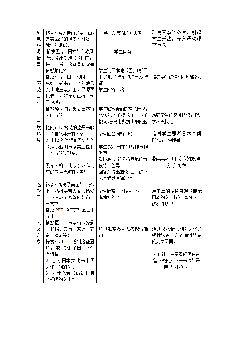 中图版地理八年级下册 7.1日本  教案.doc第5页