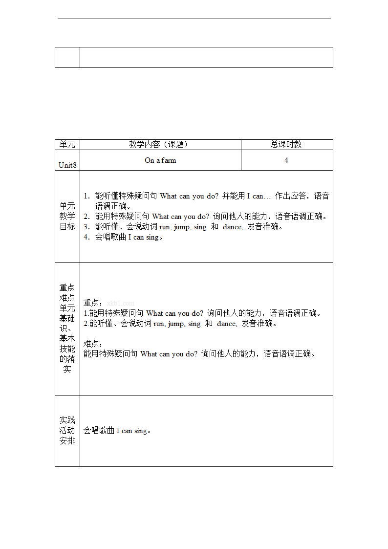 牛津英语1B教案全册英文表格式.doc第7页