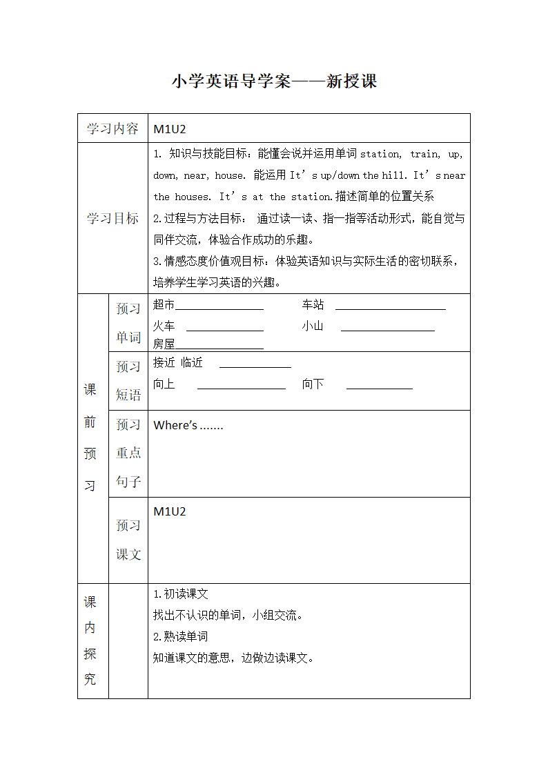 英语M1U2word.doc