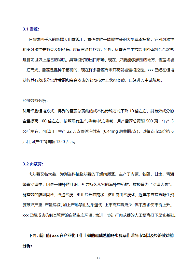 医药开发公司融资计划书.doc第13页