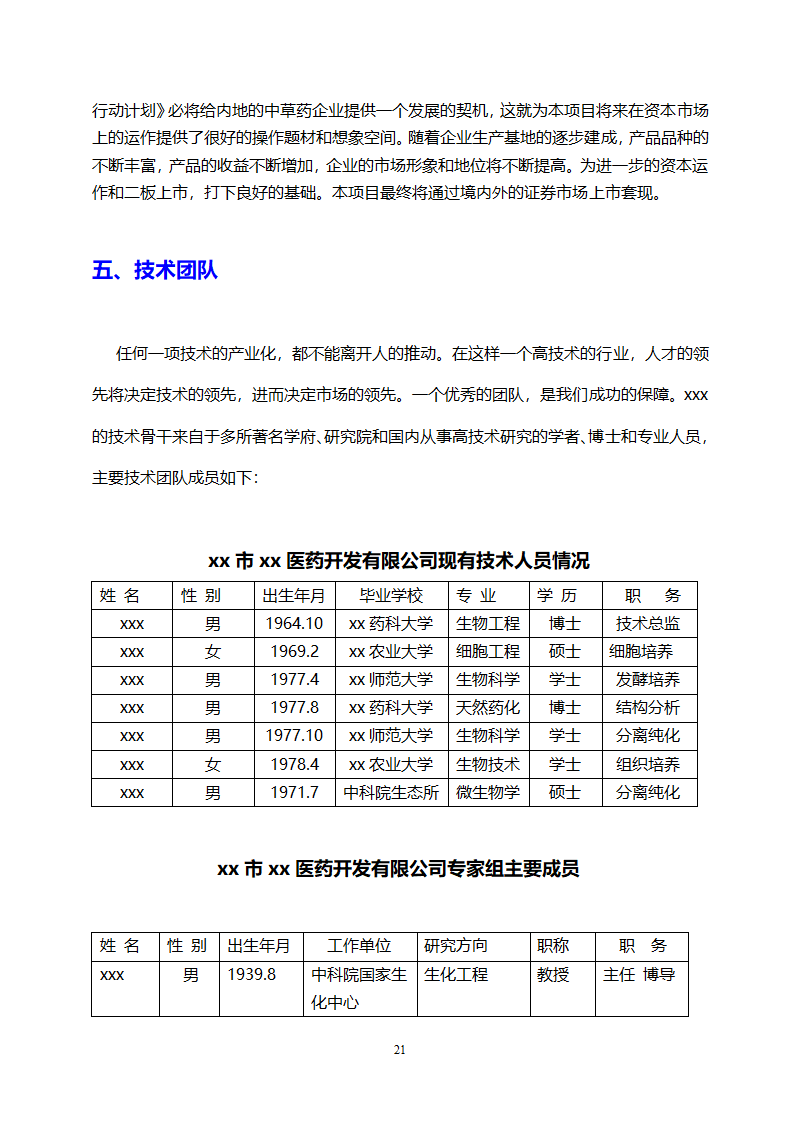 医药开发公司融资计划书.doc第21页