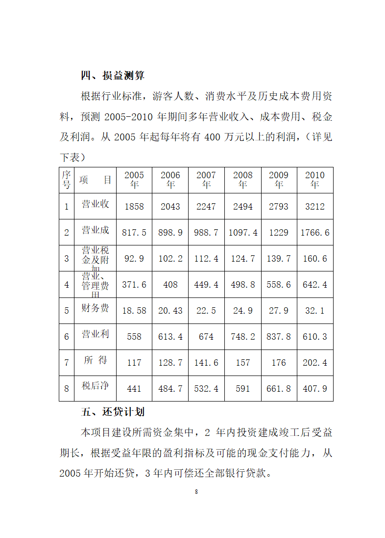 XX峡谷生态旅游区开发.doc第8页