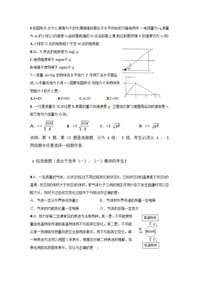 高考物理复习选择题训练附答案.doc第2页