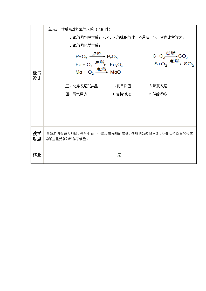 仁爱湘教版九年级化学 2.2氧气 教案.doc第3页